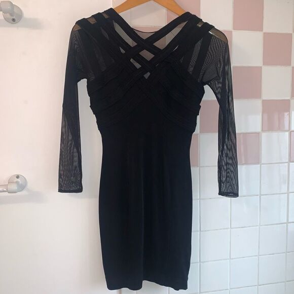 Tadashi Black Vintage Cocktail Dress - Picture 3 of 7